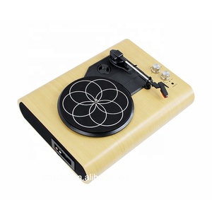 Reproductor de discos de vinilo todo en uno, gramófono tocadiscos de diseño moderno, oferta de fábrica con función USB BT - Product Image 3