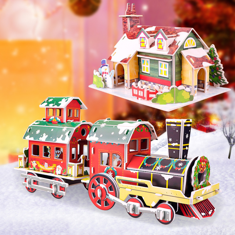 Train de Noël, Noël en ville enneigée