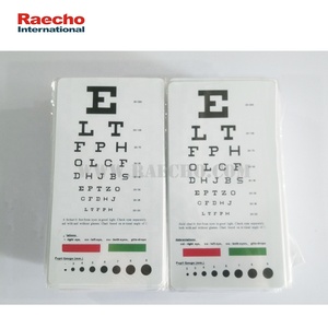 High Quality PVC Ophthalmic Vision <strong>Comparison</strong> Table New Design Pocket Eye Chart for <strong>Test</strong> - Product Image 3