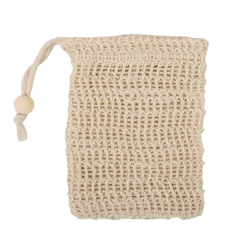Perles en bois blanches