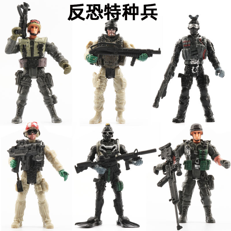 6 types de personnel militaire antiterroriste