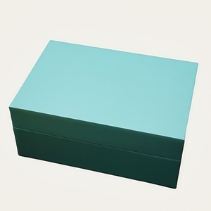 Handmade Sang Trọng Màu Hồng Các Tông Hộp Giấy Hình Chữ Nhật Hình Dạng Cho Đồ Trang Sức Đồng Hồ Robin Trứng Màu Xanh Giấy Hộp Quà Tặng - Product Image 3