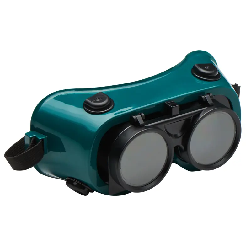 Wejump CE kualitas tinggi, ANSI IR3 IR5 UV400 lensa PC pengelasan PVC lensa Flip Up transparan kacamata las pelindung kerja