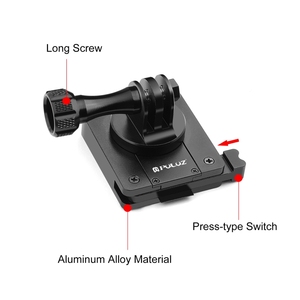 PULUZ Aluminum Quick Release Bracket NVG Helmet <strong>Mount</strong> for GoPro and Other Action Cameras - Product Image 6