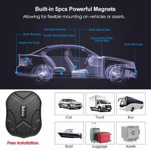 4g宠物全球定位系统跟踪器狗全球定位系统AGPS双定位实时监视器免费网络应用老人汽车跟踪器5000毫安90天待机 - Product Image 3