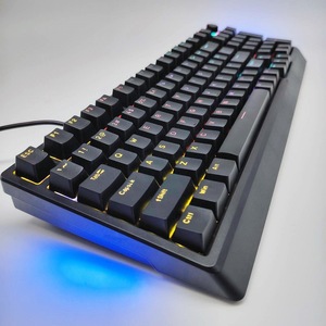 Hot Swappable Azul Vermelho Interruptor Personalizado Keycap Computador 98 Chave Teclado Para Jogos Teclados Mecânicos Gaming Teclado Para Laptop