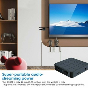 无线兼容5.0发射器接收器2合1无线音频3.5毫米插孔Aux适配器 - Product Image 5