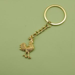 批发鸡钥匙扣鸡形合金钥匙扣金属钥匙扣 - Product Image 6