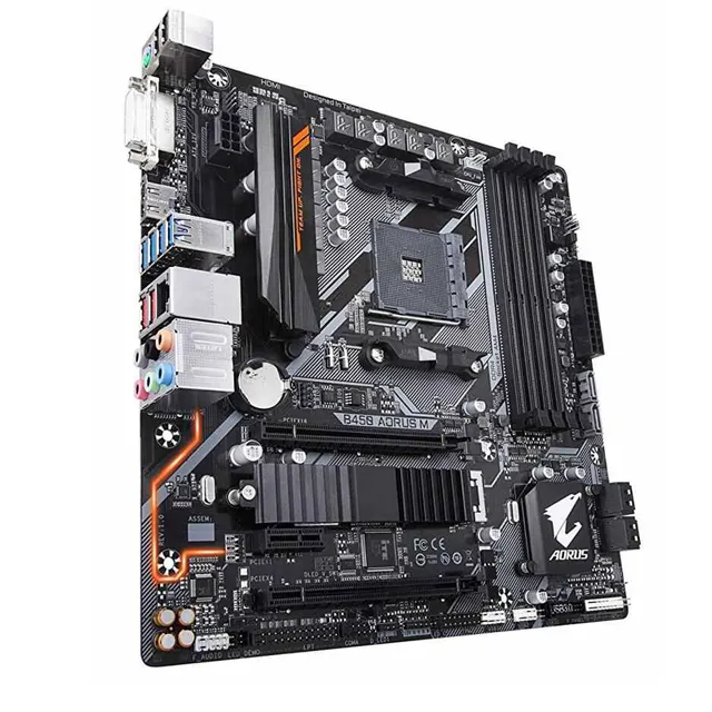 Per scheda madre GIGABYTE B450 AORUS M AM4 AMD B450 SATA 6 Gb/s scheda madre USB 3.0 HDMI Micro ATX AMD