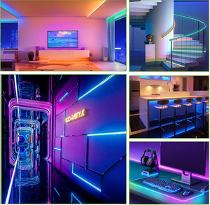 WS2814 24V สมาร์ทพิกเซลสองแถว KTV คลับโดยใช้ SPI แอดเดรส LED เทป RGB 2700K 3000K 4000K 5000K 6000K RGBW - Product Image 6