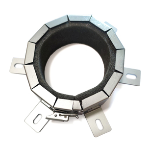 Yangın durdurma PVC boru çelik yangın yaka intumeeyangın direnci 2 saat plastik Pipework yangın koruma çözümü - Product Image 3