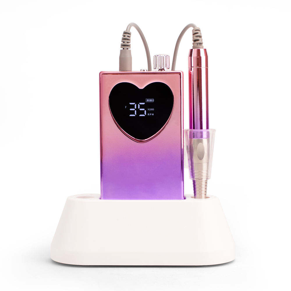 ไล่ระดับสีชมพูและสีม่วงพร้อมฐาน