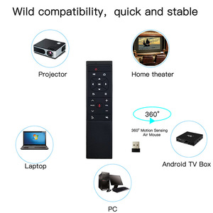 17 Keys 6-axis Gyroscope Customer <strong>Buy</strong> Two AAA Battery Local MT12 <strong>Remote</strong> Controls 2.4G Wireless Voice air Mouse Tv <strong>Remote</strong> Factory - Product Image 5