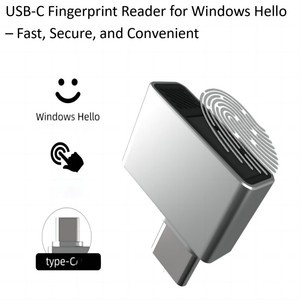 <span class=keywords><strong>360</strong></span> độ sinh trắc học USB-C Đầu đọc dấu vân tay PVC 0.5S công nhận nhanh chóng an toàn <span class=keywords><strong>Windows</strong></span> Hello thuận tiện Reader cổ có sẵn - Product Image 6
