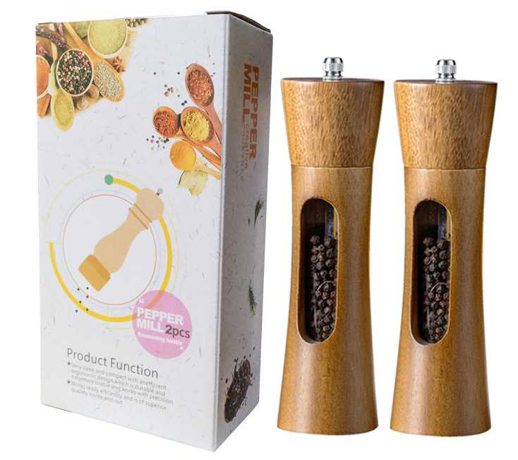 brown 2pc x 8 inch grinder with color box