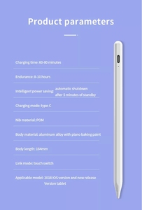 Wholesale Price Smart Magnetic Tablet <strong>Stylus</strong> <strong>Pen</strong> with Palm Rejection Touch Screen Active Capacitive <strong>Pens</strong> for ipad Tablet - Product Image 5