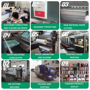 Tùy chỉnh sang trọng sóng cá nhân màu be bưu phẩm gửi thư Quà Tặng tùy chỉnh hộp vận chuyển hộp cho doanh nghiệp nhỏ vận chuyển - Product Image 6