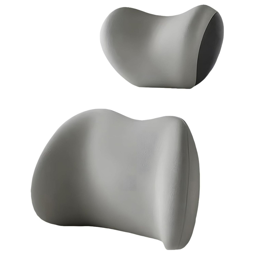 Gray - Pillow Lumbar Support
