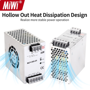 MiWi NLP-360-48 220vac输入48vdc输出360w 7.5a Smps发光二极管交流Dc开关电源48v