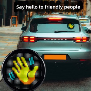 <strong>New</strong> Hot-Selling Car Light Accessory with APP Plus Remote Control <strong>12V</strong> Truck Intelligent <strong>LED</strong> Demon Eye Screen - Product Image 3