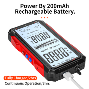 Super Full Screen Digital Multimeter Rechargeable Full <strong>Function</strong> 6000 Counts Auto Range Non Contact Voltage <strong>Testing</strong> Equipment - Product Image 4
