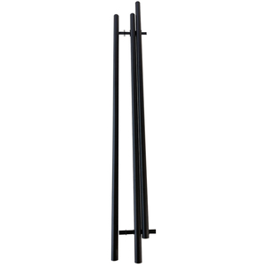 New Arrival Black <strong>Hollow</strong> Round Balusters Deck Railing DIY Steel Iron <strong>Railings</strong> for Staircase in Open Air