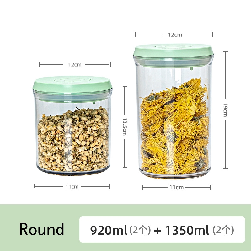 Green Round 4pcs/set