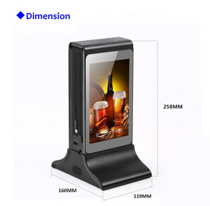 3 in 1 <strong>Wifi</strong> Restaurant Coffee Shop Bars Table Menu Power Bank <strong>with</strong> Advertising Player and Touch Screen - Product Image 4
