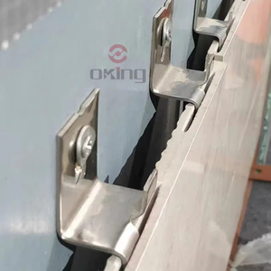 Staffa angolare in marmo con supporto in acciaio inossidabile 201 su e giù per il sistema di fissaggio del rivestimento in pietra - Product Image 1