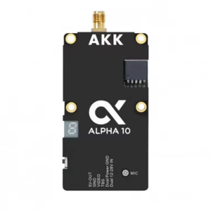 AKK alfa 10 10W VTX - 5.8GHz 80CH 10W 7W 5W 3W 1W güç değiştirilebilir FPV Video verici desteği akıllı ses Drones aksesuarları - Product Image 1