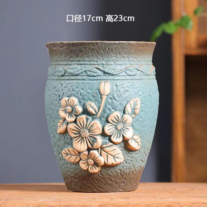 Tronc ancien extra-large-petite fleur