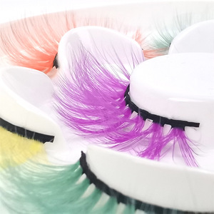 <strong>Lash</strong> with Colorful <strong>Lashes</strong> Purple Details Custom Mink Color <strong>Lashes</strong> Color Eyelashes - Product Image 4