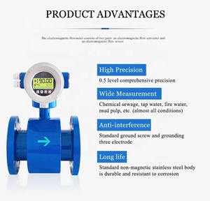 LDG fabrika fiyat akıllı, IP68 su geçirmez elektromanyetik debimetre su sıvıları gaz buhar hidrolik akış ölçer sensörü - Product Image 6