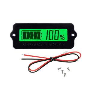 12V 24V 36V 48V LCD Digit Display Meter batteria al litio capacità Tester indicatore voltmetro indicatore percentuale batteria - Product Image 2