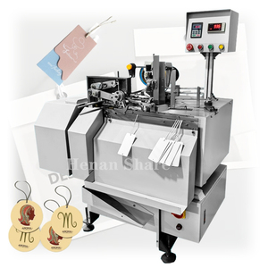 Máquina de enhebrado elástico de etiquetas colgantes automática de etiquetas