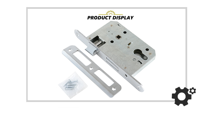 EADER European market  High safety  cylinder iron Lock body 55 55 Mortise lock door lock Zinc iron Latch bolt