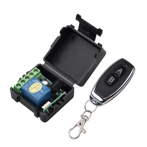 Transmisor de Control remoto inalámbrico RF, interruptor de 433Mhz, CC de 12V, 1 canal, módulo receptor de relé