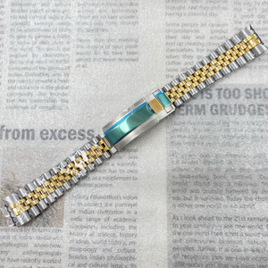 20mm Watch Band for Seiko NH35 <strong>Submariner</strong> Case 904L Stainless Steel Watch Strap Glide Lock Buckle for Silver Jubilee Bracelet