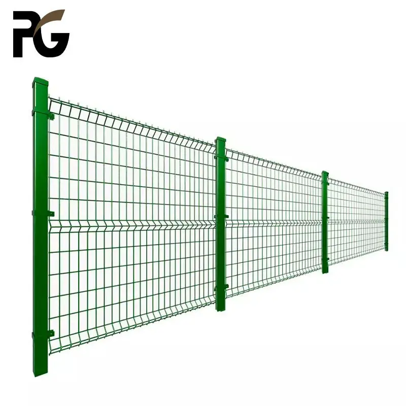 Europa/polonia pannello di recinzione per saldatura 3d rete metallica saldata recinzione perimetrale 3d recinzione curva in metallo 3d