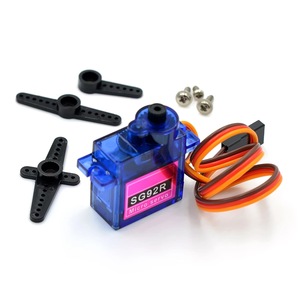 SG92Rマイクロサーボモーター4.8-6V 360/270/180度ロボットRCドローン航空機用連続回転制御可能角度9g DIYおもちゃ - Product Image 1