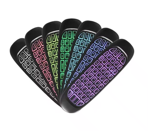 2025 HYX Smart Backlit 2.4G Wireless Air Mouse C120 Mini <strong>Keyboard</strong> Mini Fly Mouse Remote Control for <strong>Android</strong> TV Box - Product Image 1