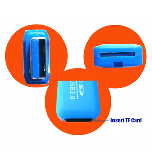USB-Speicher diskette 2.0 TF Micro Security Digitaler Speicher kartenleser Adapter Hoch geschwindigkeit speicher SD-Kartenleser Für Laptop-Zubehör - Product Image 3