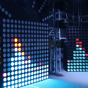 LED matris sahne ışık 5x5 COB matris 25x10w rgbw dmx led blinder için arka plan sahne ışığı - Product Image 2