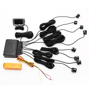 Distribuidores de salida de fábrica Sistema inverso Sensores de estacionamiento de automóviles Pantalla LED digital delantera y trasera 4 sensores - Product Image 1