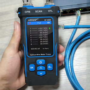 NOYAFA NF-8508 misuratore di filo ottico Tracer LCD Tester per cavi di rete ricaricabile Line Finder Wire Tracker PoE Checker - Product Image 6
