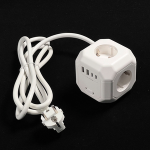 2025新款8合1魔方法国标准电源魔方35W USB c型壁式充电器电源魔方插座 - Product Image 1