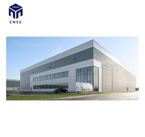 中国现代设计<span class=keywords><strong>3D</strong></span>模型预制夹芯板仓库棚装配式钢结构建筑待售