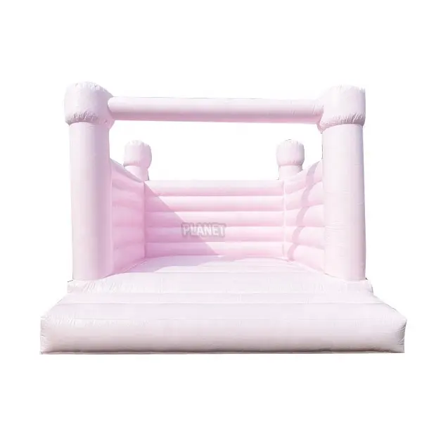 Saltador inflable de PVC para exteriores, Castillo blanco de rebote, blanco, para fiesta, gran oferta, precio de fábrica