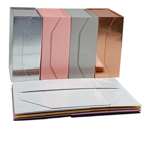 12x9x4.5 Inches Collapsible and Magnetic Closure Gift with Lids, Bridal Storage Box Packaging Cardboard Folding Gift <strong>Boxes</strong> - Product Image 1