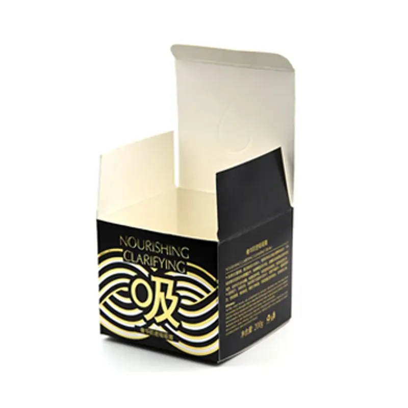 Laminage mat imprimé de logo personnalisé OEM Boîte d'emballage de carte de papier rigide pour soins de la peau soins de la peau parfumerie de qualité supérieure vente au détail et de luxe